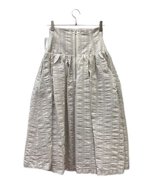 CELFORD（セルフォード）CELFORD (セルフォード) ハイウエストギャザースカート ライトグレー サイズ:SIZE S 未使用品の古着・服飾アイテム
