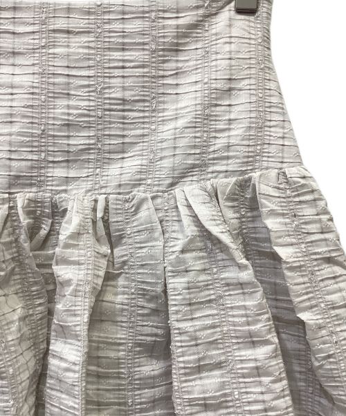 CELFORD（セルフォード）CELFORD (セルフォード) ハイウエストギャザースカート ライトグレー サイズ:SIZE S 未使用品の古着・服飾アイテム