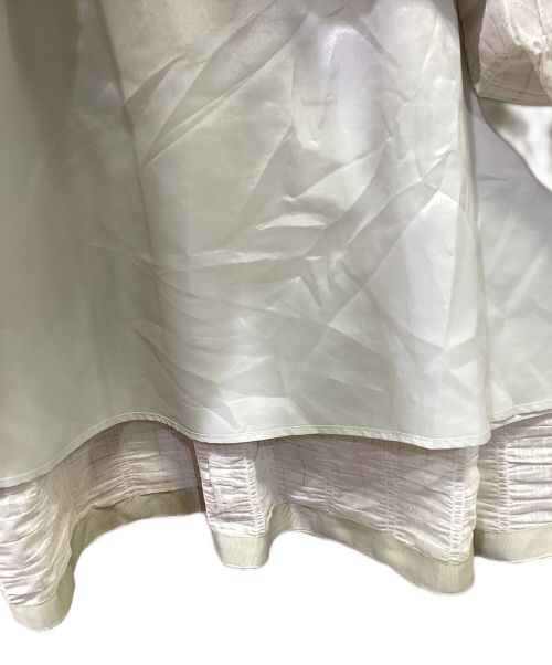 CELFORD（セルフォード）CELFORD (セルフォード) ハイウエストギャザースカート ライトグレー サイズ:SIZE S 未使用品の古着・服飾アイテム