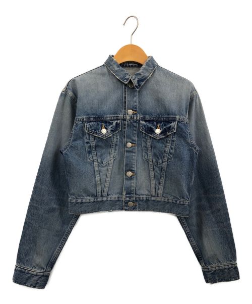 holiday（ホリデー）HOLIDAY (ホリデー) ダメージデニムジャケット インディゴ サイズ:ONE SIZEの古着・服飾アイテム