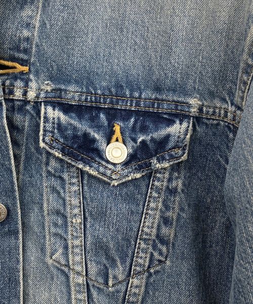 holiday（ホリデー）HOLIDAY (ホリデー) ダメージデニムジャケット インディゴ サイズ:ONE SIZEの古着・服飾アイテム
