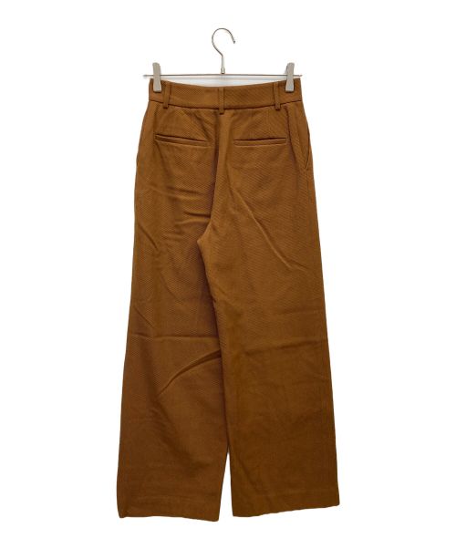 ANAYI（アナイ）ANAYI (アナイ) ウールカルゼストレートパンツ ブラウン サイズ:SIZE36の古着・服飾アイテム