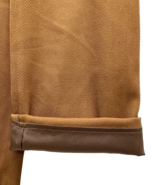 ANAYI（アナイ）ANAYI (アナイ) ウールカルゼストレートパンツ ブラウン サイズ:SIZE36の古着・服飾アイテム