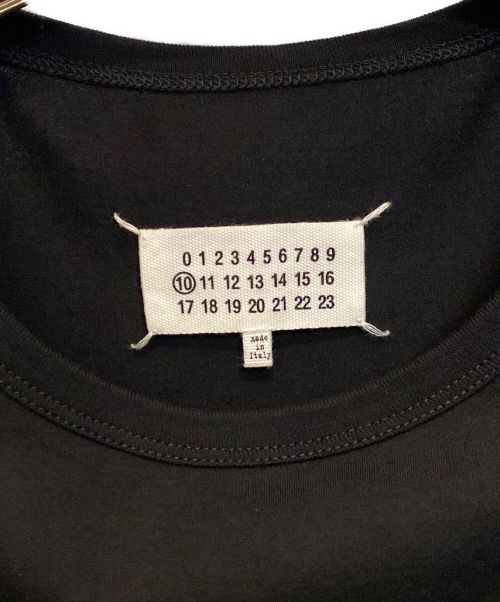 Maison Margiela（メゾンマルジェラ）Maison Margiela  (メゾンマルジェラ) ミニロゴTシャツ ブラック サイズ:50の古着・服飾アイテム