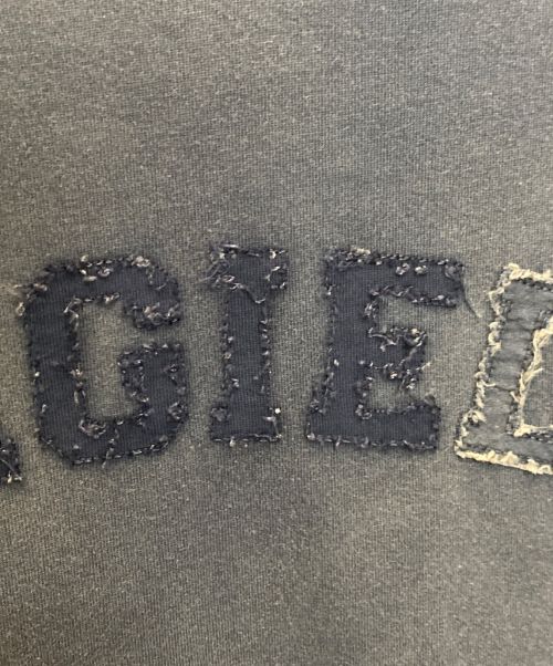 Maison Margiela（メゾンマルジェラ）Maison Margiela (メゾン マルジェラ) 23SS オーバーサイズ オーバーダイ ロゴTシャツ ネイビー サイズ:XSの古着・服飾アイテム