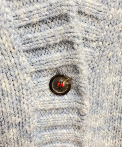 Maison Margiela（メゾンマルジェラ）Maison Margiela (メゾンマルジェラ) 22AW ボタニカルダイカーディガン ブルー サイズ:Mの古着・服飾アイテム