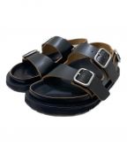 BIRKENSTOCK×JIL SANDERビルケンシュトック×ジルサンダー）の古着「MILANOサンダル」｜ブラック