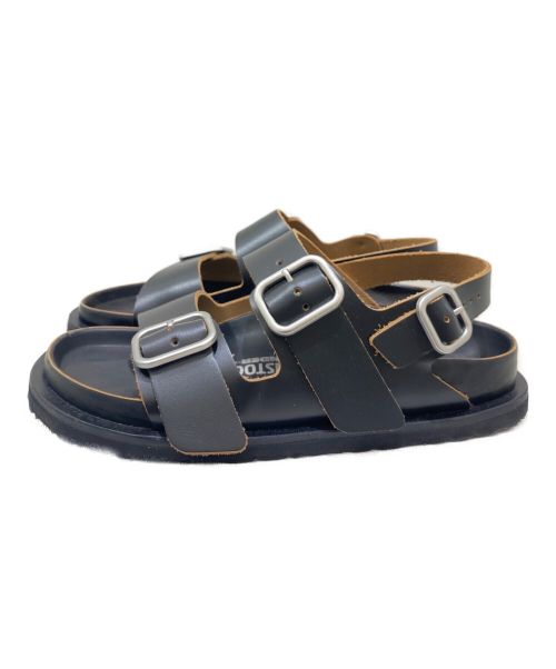 BIRKENSTOCK（ビルケンシュトック）BIRKENSTOCK (ビルケンシュトック) JIL SANDER (ジルサンダー) MILANOサンダル ブラック サイズ:38の古着・服飾アイテム