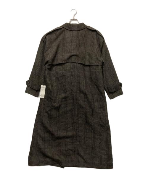 uncrave（アンクレイヴ）uncrave (アンクレイヴ) グレンチェック トレンチコート ブラウン サイズ:1 未使用品の古着・服飾アイテム