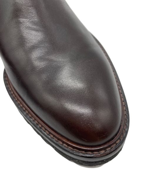 W.H（ダブルエイチ）W.H (ダブルエイチ) サイドゴアブーツ ブラウン サイズ:6の古着・服飾アイテム