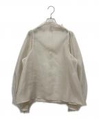 STUMBLYスタンブリ―）の古着「Sheer Volume Sleeve Bottleneck PO」｜アイボリー