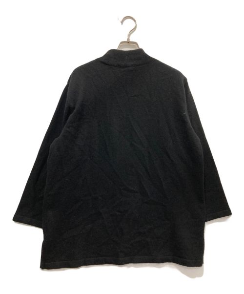 LEONARD SPORT（レオナール スポーツ）LEONARD SPORT (レオナール スポーツ) 刺繍ハイネックニット ブラック サイズ:Freeの古着・服飾アイテム