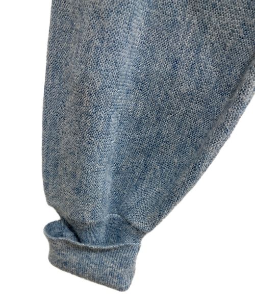 IZOD LACOSTE（アイゾッド ラコステ）IZOD LACOSTE (アイゾッド ラコステ) Vネックアクリルカーディガン ライトブルー サイズ:XLの古着・服飾アイテム