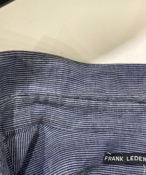 FRANK LEDER（フランクリーダー）FRANK LEDER (フランクリーダー) ストライプリネンシャツ ネイビー サイズ:XSの古着・服飾アイテム