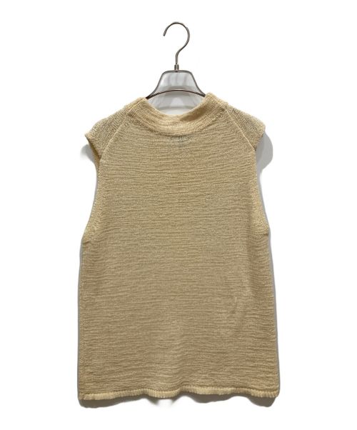 theory（セオリー）theory (セオリー) ARTES/MOCK NECK TP モックネックベスト ベージュ サイズ:Sの古着・服飾アイテム