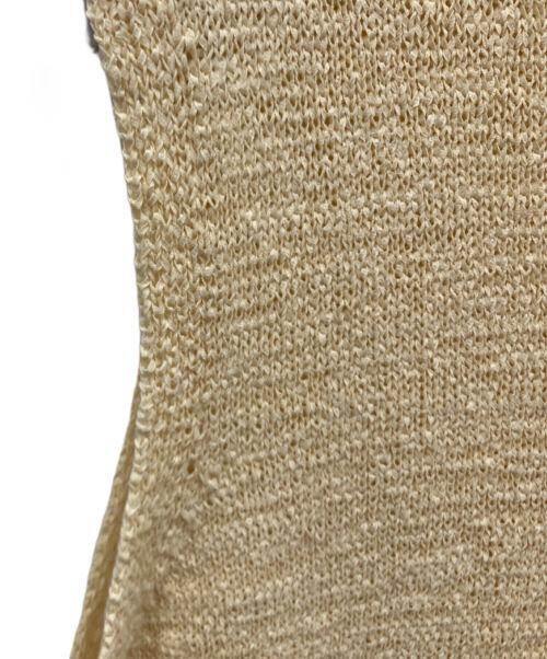 theory（セオリー）theory (セオリー) ARTES/MOCK NECK TP モックネックベスト ベージュ サイズ:Sの古着・服飾アイテム