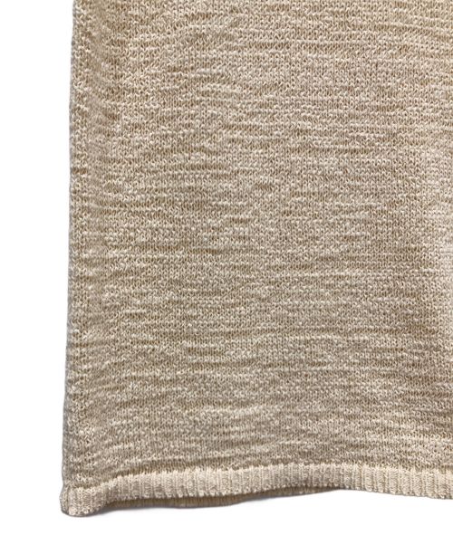 theory（セオリー）theory (セオリー) ARTES/MOCK NECK TP モックネックベスト ベージュ サイズ:Sの古着・服飾アイテム