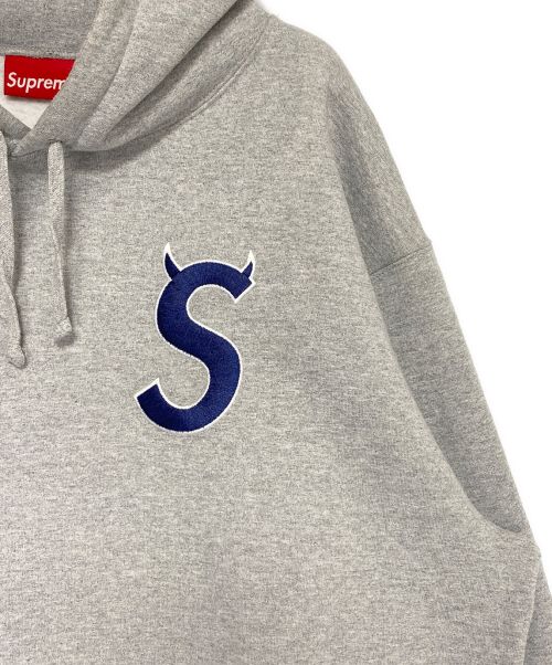 SUPREME（シュプリーム）SUPREME (シュプリーム) S Logo Hooded Sweatshirt グレー サイズ:SIZE XLの古着・服飾アイテム