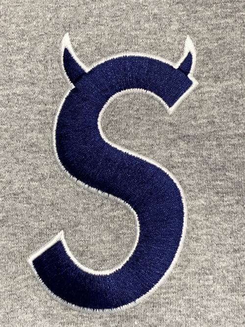 SUPREME（シュプリーム）SUPREME (シュプリーム) S Logo Hooded Sweatshirt グレー サイズ:SIZE XLの古着・服飾アイテム