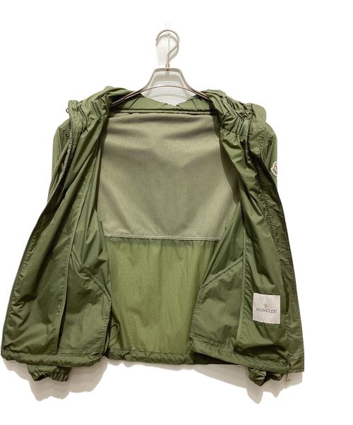 MONCLER（モンクレール）MONCLER (モンクレール) ROSELEND ナイロンジャケット オリーブの古着・服飾アイテム