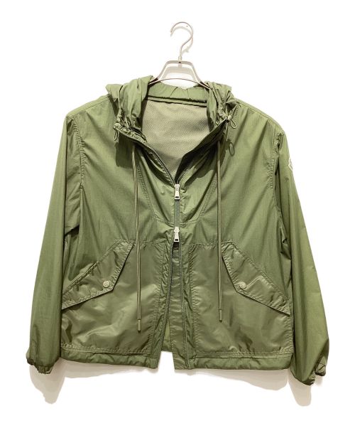 MONCLER（モンクレール）MONCLER (モンクレール) ROSELEND ナイロンジャケット オリーブの古着・服飾アイテム
