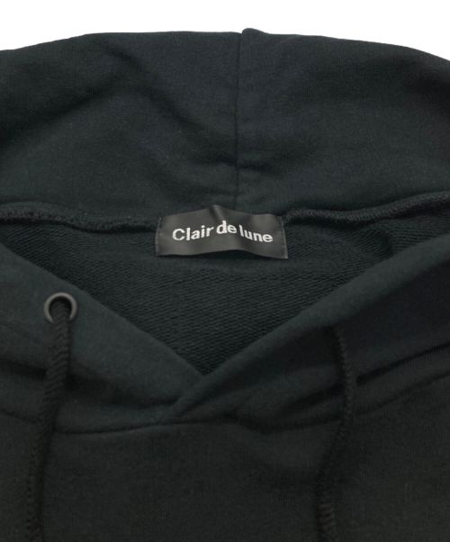 Clair de lune（クレア ドゥ リュンヌ）Clair de lune (クレア ドゥ リュンヌ) プルオーバーパーカー ブラック サイズ:Lの古着・服飾アイテム