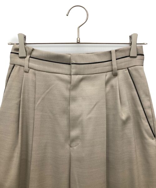 CITY（シティ）CITY (シティ) パイピングタックパンツ ブラウン サイズ:不明の古着・服飾アイテム