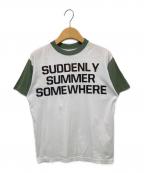 MADISON BLUEマディソンブルー）の古着「BI-COLOR TEE」｜ホワイト