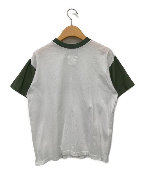 MADISON BLUE（マディソンブルー）MADISON BLUE (マディソンブルー) BI-COLOR TEE ホワイト サイズ:00（XS）の古着・服飾アイテム