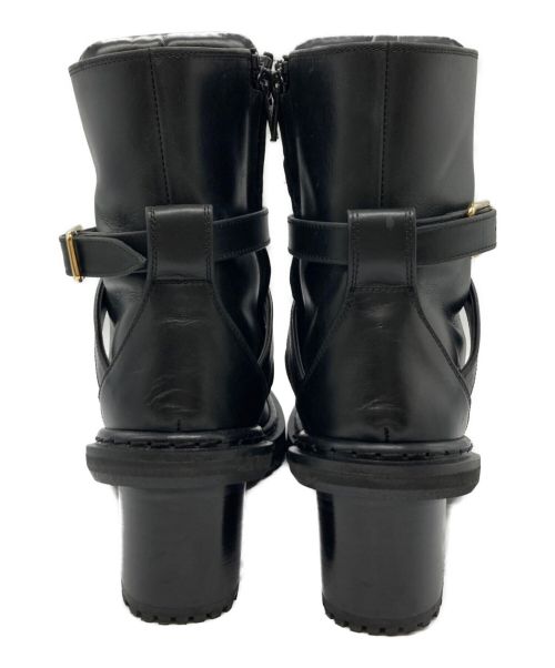 Pippichic（ピッピシック）Pippichic (ピッピシック) OBLIQUE コンバットブーツ ブラック サイズ:36の古着・服飾アイテム