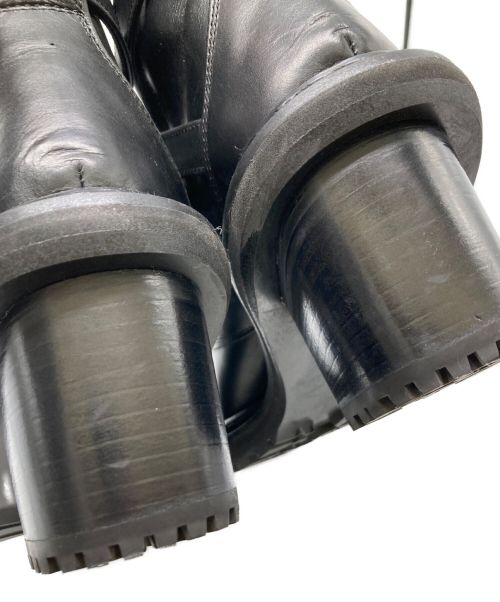 Pippichic（ピッピシック）Pippichic (ピッピシック) OBLIQUE コンバットブーツ ブラック サイズ:36の古着・服飾アイテム