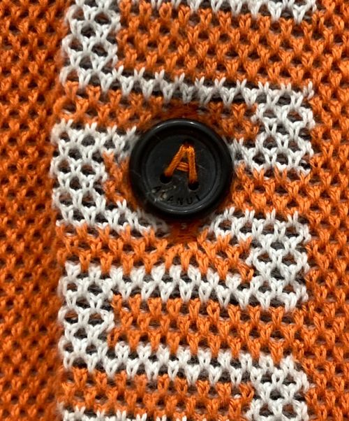 ALANUI（アラヌイ）ALANUI (アラヌイ) Bandana-jacquard Cotton Shirt バンダナ ジャガード コットン シャツ オレンジ サイズ:Lの古着・服飾アイテム