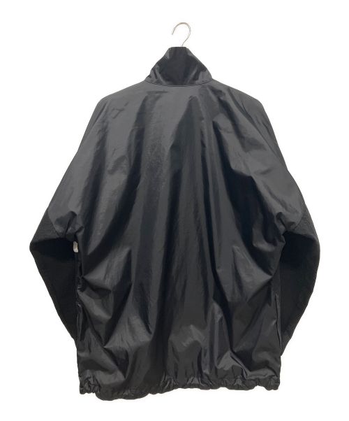 BALENCIAGA（バレンシアガ）BALENCIAGA (バレンシアガ) デニムナイロン切替ポプリンシャツブルゾン ブラック サイズ:34の古着・服飾アイテム