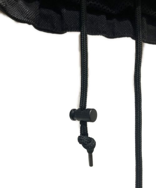 BALENCIAGA（バレンシアガ）BALENCIAGA (バレンシアガ) デニムナイロン切替ポプリンシャツブルゾン ブラック サイズ:34の古着・服飾アイテム