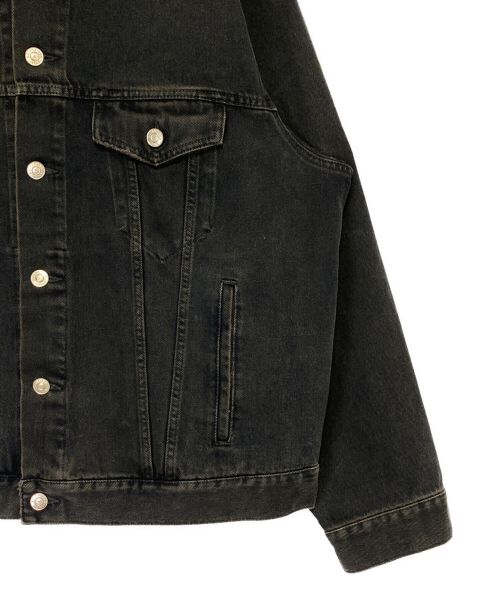 BALENCIAGA（バレンシアガ）BALENCIAGA (バレンシアガ) Spray Paint BB Logo Denim Jacket サイズ:Sの古着・服飾アイテム