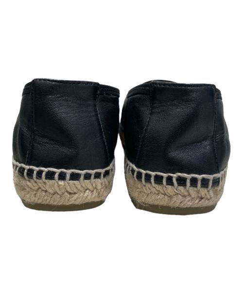 CHANEL（シャネル）CHANEL (シャネル) Coco Mark Espadrille Shoes ブラック サイズ:35の古着・服飾アイテム