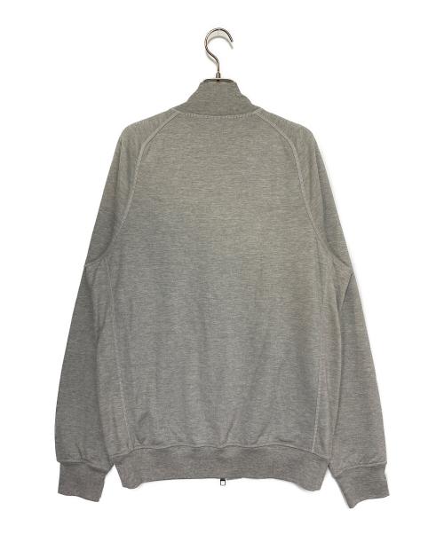 LOUIS VUITTON（ルイ ヴィトン）LOUIS VUITTON (ルイ ヴィトン) スエードレザー切替ニットブルゾン グレー サイズ:XLの古着・服飾アイテム