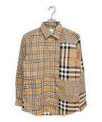 BURBERRYバーバリー）の古着「Crazy Check Shirt」｜ブラウン