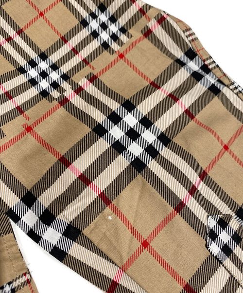 BURBERRY（バーバリー）BURBERRY (バーバリー) Crazy Check Shirt ブラウン サイズ:Sの古着・服飾アイテム