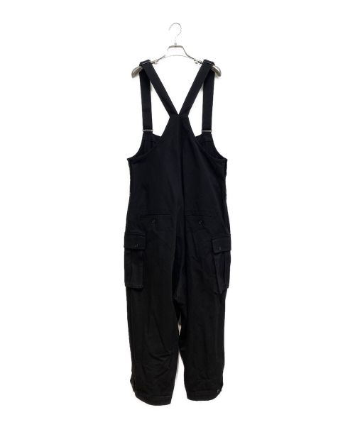 Yohji Yamamoto pour homme（ヨウジヤマモト プールオム）Yohji Yamamoto pour homme (ヨウジヤマモト プールオム) デニムカーゴオーバーオール ブラック サイズ:1の古着・服飾アイテム