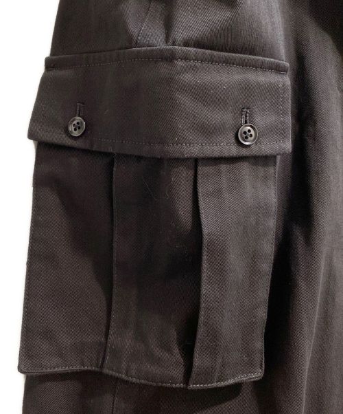 Yohji Yamamoto pour homme（ヨウジヤマモト プールオム）Yohji Yamamoto pour homme (ヨウジヤマモト プールオム) デニムカーゴオーバーオール ブラック サイズ:1の古着・服飾アイテム