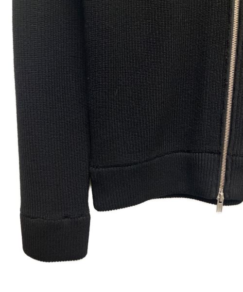 Maison Margiela（メゾンマルジェラ）Maison Margiela (メゾンマルジェラ) コットンウール7ゲージドライバーズニット ブラック サイズ:Mの古着・服飾アイテム