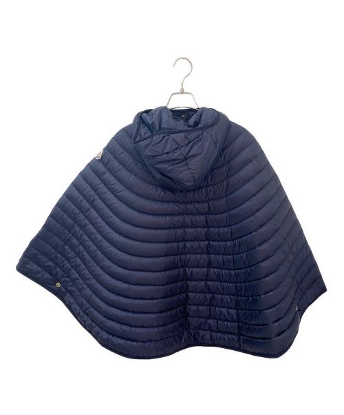 MONCLER（モンクレール）MONCLER (モンクレール) ダウンポンチョ/CHINCHARD ネイビー サイズ:1の古着・服飾アイテム