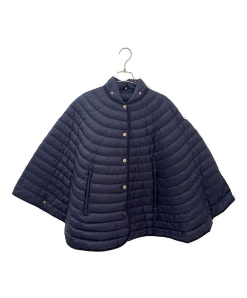 MONCLER（モンクレール）MONCLER (モンクレール) ダウンポンチョ/CHINCHARD ネイビー サイズ:1の古着・服飾アイテム