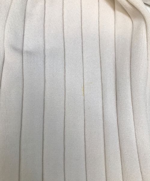 GRACE CLASS（グレースクラス）GRACE CLASS (グレースクラス) ビッグパール釦カーディガン ホワイト サイズ:36の古着・服飾アイテム