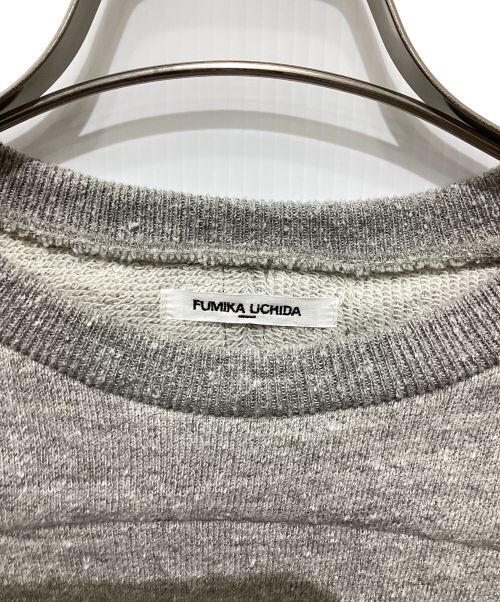 FUMIKA UCHIDA（フミカウチダ）FUMIKA UCHIDA (フミカウチダ) SUPPORT PAD SWEAT LONG-SLEEVE グレー サイズ:Sの古着・服飾アイテム
