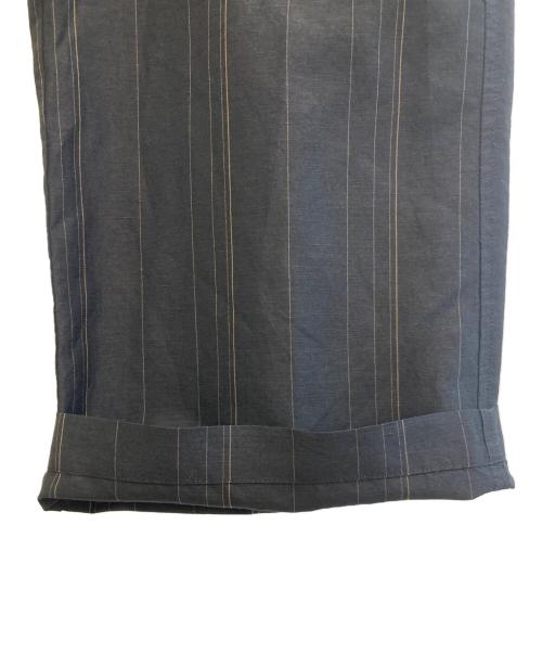 GALERIE VIE（ギャルリーヴィー）GALERIE VIE (ギャルリーヴィー) リネンキュプラシルク ワイドクロップドパンツ ブラック サイズ:32の古着・服飾アイテム