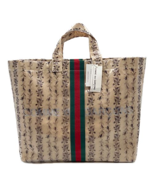 COMME des GARCONS（コムデギャルソン）COMME des GARCONS (コムデギャルソン) GUCCI (グッチ) PVCクラフトペーパートートバッグ サイズ:-の古着・服飾アイテム