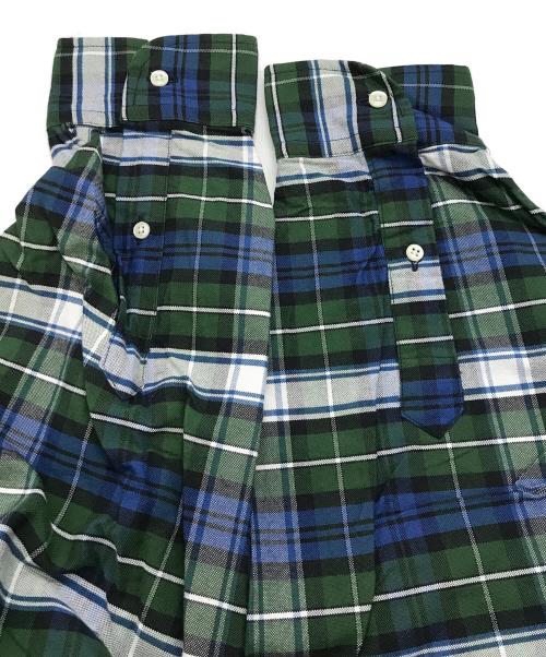 BEAMS BOY（ビームスボーイ）BEAMS BOY (ビームスボーイ) INDIVIDUALIZED SHIRTS (インディビジュアライズドシャツ) チェックシャツ　BEAMS BOY　INDIVIDUALIZED SHIRTS グリーン サイズ:表記なしの古着・服飾アイテム