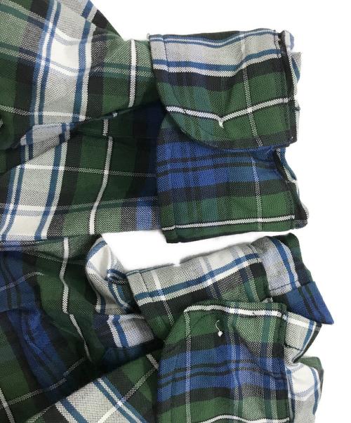 BEAMS BOY（ビームスボーイ）BEAMS BOY (ビームスボーイ) INDIVIDUALIZED SHIRTS (インディビジュアライズドシャツ) チェックシャツ　BEAMS BOY　INDIVIDUALIZED SHIRTS グリーン サイズ:表記なしの古着・服飾アイテム
